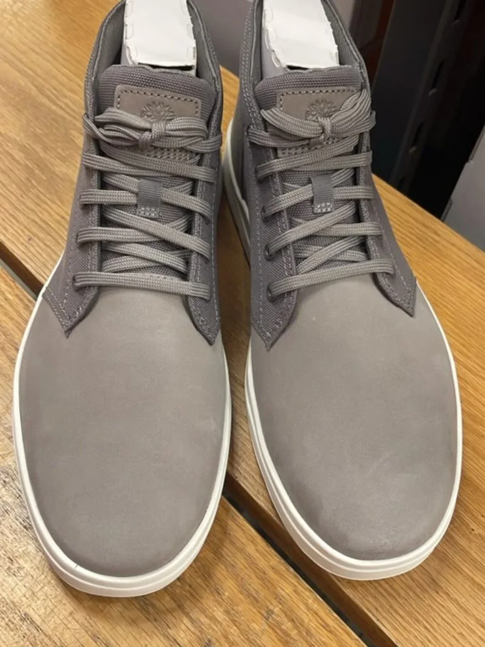 Timberland Men's Davis Square's Chukka Shoe, Medium Grey Nubuck A1SES All Sizes
